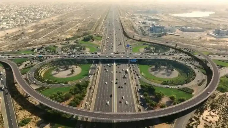 Key Bridge Connecting Hessa Street to Al Khail Road been opened by RTA