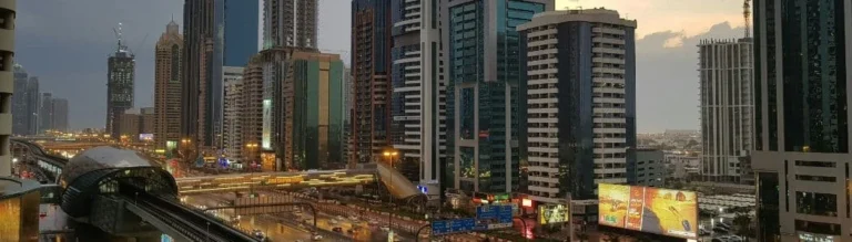 Sheikh Zayed Road and Al Jaddaf